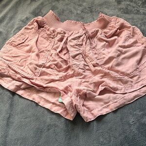 Pink cargo shorts era new with tags size m
